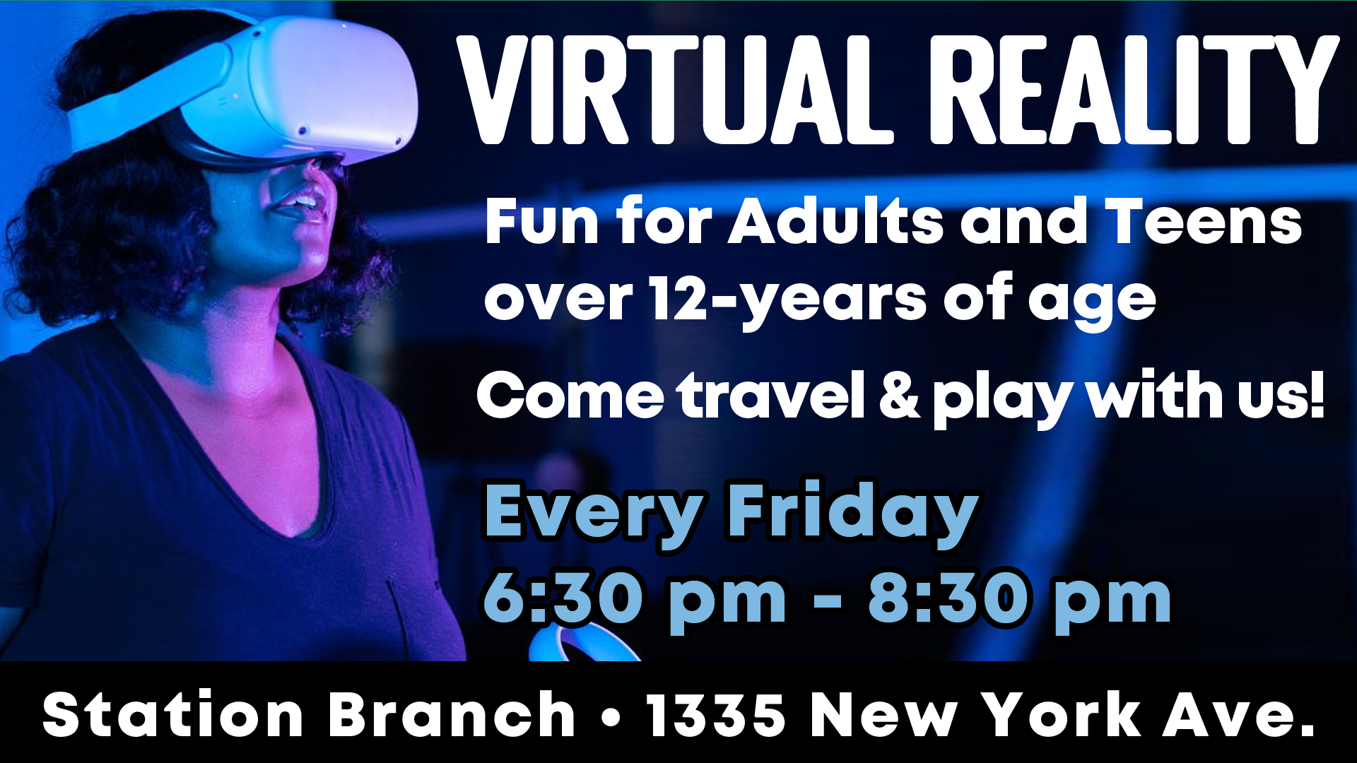 Virtual Reality (no meeting on Dec. 23)
